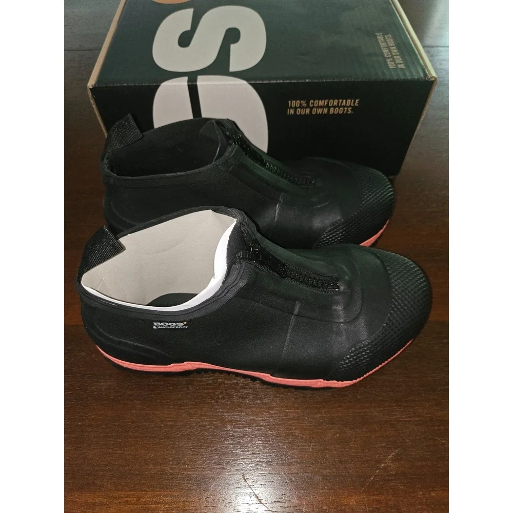 Bogs Boots Overshoe Zip Unisex Mens Size 3 Womens Size 5 Composite Toe Work Shoe